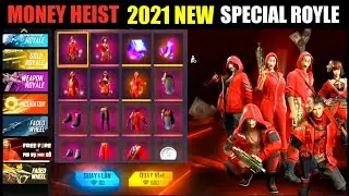 FREE FIRE NEW EVENT| HEIST ROYALE | MONEY HEIST NEW EVENT | GARENA FREE FIRE