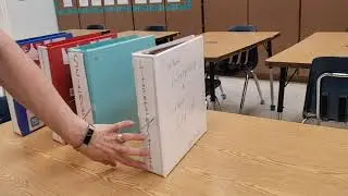 Middle School Double Subject Binders