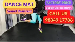Sound resistant DANCE FLOOR MAT│noise-reducing dance mat│sound-absorbing dance mat│apartment dance
