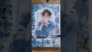 ⋆.𐙚 ASMR journal with me  ̊ Blue & Brown 🤎💙 #pinterest #journal  #sticker #blue #ideas