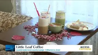 Inside Little Leaf Coffee in Greer