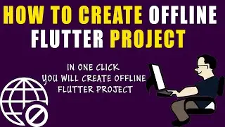 how to create flutter project offline | flutter tutorial in Hindi/Urdu