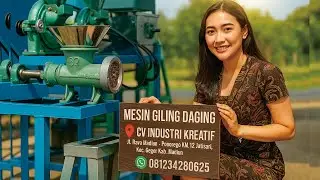 MESIN GILING SAMBEL, DAGING, IKAN, BUMBU BASAH DLL - CV INDUSTRI KREATIF 081234280625