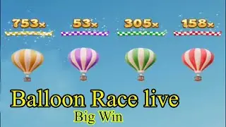 Balloon Race live big win।। New Casino Games।। Evolution Games Tricks।। 