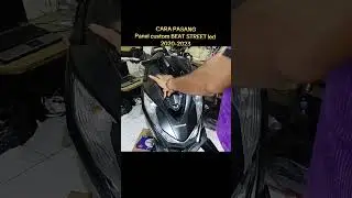 Cara pasang PANAEL VISOR CUSTOM BEAT STREET LED 2020 2023