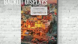 Fabric Wall-Mounted Lightboxes - LED Graphic Lightboxes