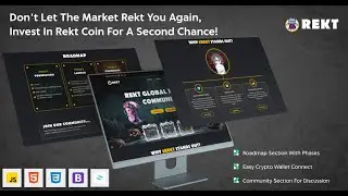Rekt Coin Bootstrap & Tailwind CSS Template 💰 | Crypto Coin website templates - theme.bitrixinfotech