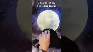 🎃This is Halloween! Spray painting of the Nightmare Before Christmas 🎄 #art #spraypaintart