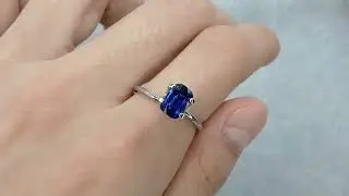 G710 BLUE SAPPHIRE LONG CUSHION 1.86CT | Rare stone, Investment Gems, Collection
