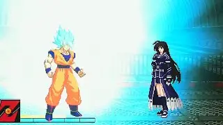 Goku 対 Boss Zeroko - KOF Mugen
