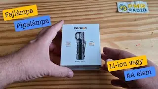 Wurkkos HD12 EDC fej &eacute;s pipa l&aacute;mpa. Dobozbont&aacute;s. #unboxing #wurkkos 