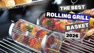 Top 5 best Rolling Grill Basket in 2026; 🔥🥦 Amazon 🍳🔥