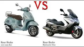 Vespa Settantesimo 300 vs Kymco Xciting 500 Test specification comparison