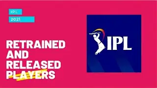 IPL 2021 RETAINED AND RELEASED PLAYERS |LIST OF RETAINED PLAYERS IPL 2021 |LIST OF RELEASED PLAYERS