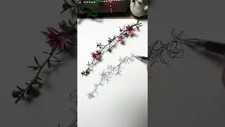 ✨Just a Branch,Just a Moment 🌿/Easy Drawing