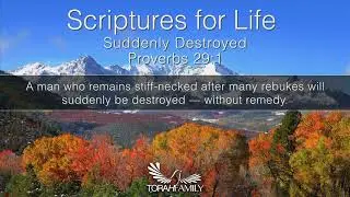 Scriptures for Life | Suddenly Destroyed