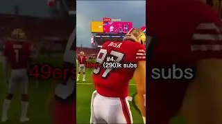 NFL teams with the most subscribers #chargernation #gochargers #nflplayer #boltup #duuuval