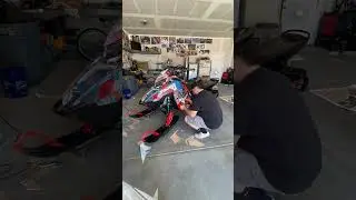 Deviant Ink Sled Wrap on Polaris Matyrx