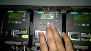 How to run manually SINAMICS V20