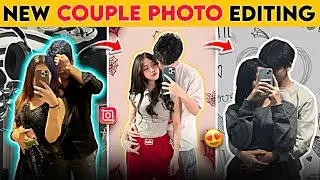 Instagram Aesthetic Couple Photo editing | Couple Photo edit in Inshot App | Inshot video editor 