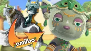 Как пригласить Минеру с помощью фигурки amiibo Волка Линка из Twilight Princess в Animal Crossing...
