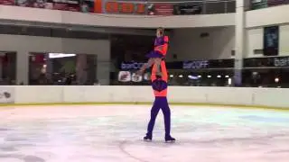 Екатерина Костенко - Роман Талан SP test skate 2010.08.28