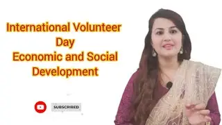 International Volunteer Day for Economic And Social Development/UNO/ Urdu/Hindi