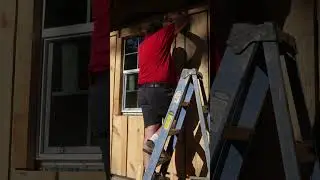 Beautiful Rustic Board and Batten Siding using a Home Portable Sawmill