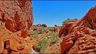 Little Red Rock, West of Las Vegas, Nevada, Near La Madre Mountains Wilderness Area