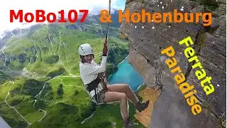 Klettersteig Mobo 107 und Klettersteigarena Höhenburg in Kaprun, Mooserboden Staudamm - Via Ferrata