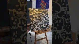 Skull Tzompatli Art #skullart #skulldrawing #popartist #popart #contemporaryartists #contemporaryart