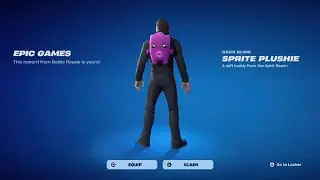 Fortnite Sprite Plushie Backbling
