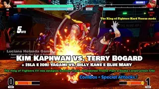 Isla, Iori Yagami e Kim Kaphwan vs. Terry Bogard, Billy Kane e Blue Mary [ Special Attacks ! ] KOFXV