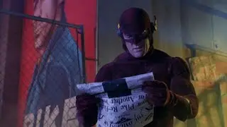 Flash's First Ever Time Travel Scene || The Flash 1080p Blu-ray