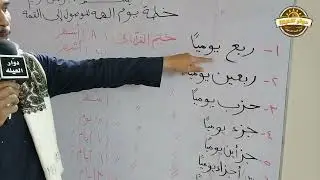 شرح طريقة ختم القرآن الكريم كاملا في جلسة واحدة وبدون خطأ واحد
