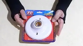 Solução para quem não gosta de fazer bases para luminária de pvc