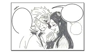 Sanemi Shinazugawa x Kanae Kochou Doujinshi - Kissing it better