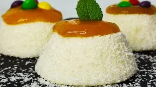 Desert turcesc rapid si delicios 🥥Postre turco muy facil