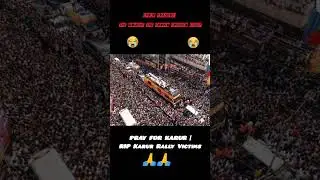 🚨😭 😭 VIJAY RALLY HORROR: Karur Stampede TRAGEDY 😢 #sad #sadstatus