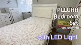 Allura Bedroom Furniture Tour 2025 | Modern White Bed Set & Storage Review