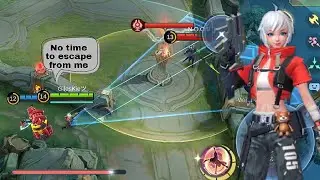 NO TIME TIME TO ESCAPE FROM BEATRIX SNIPER | MLBB BEATRIX HIGHLIGHTS - Mobile Legends Bang Bang