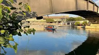 An evening stroll through the western part of Yarkon Park in Tel Aviv