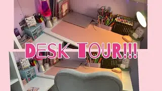Highly Requested Desk Tour! 💜