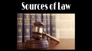 Sources of Law