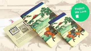 Journaling with Hokusai's Postal Riders Woodblock Print | A Dapper Notes Kickstarter