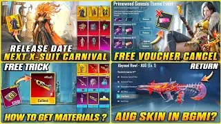 🔴 NEXT X-SUIT RELEASE DATE | FREE VOUCHER EVENT CANCEL | FREE MATTERIALS TRICK | ABBYSAL AUG RETURN✅