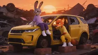 Shocking! Nick & Judy vs. Secret Ops | Zootopia 2: The Scrapyard Chase (4K AI)