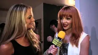 AfterBuzz TV Interviews Nicole Laliberte @ New York Fashion Week September 8th, 2012