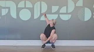 Wall Leaning Squat Rotations