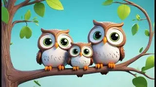 Three Wise Owls Know Sunny and Rainy | Learn Weather with Owls | Fun Kids Rhyme